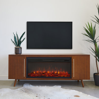 Meuble télé avec foyer 72 po Morris