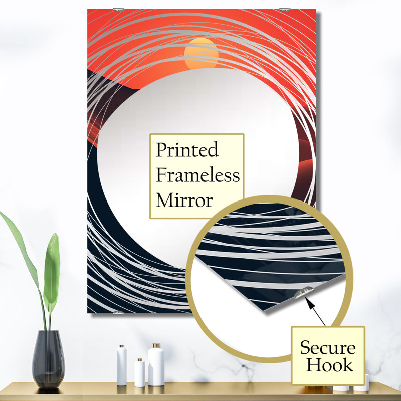 Lamey - Miroir mural désert MIR140751, 40 po x 30 po