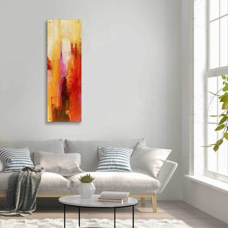 «Sweet Karma II» par Erin Ashley, art mural en verre acrylique, H 48 po x l 16 po x P 0,2 po