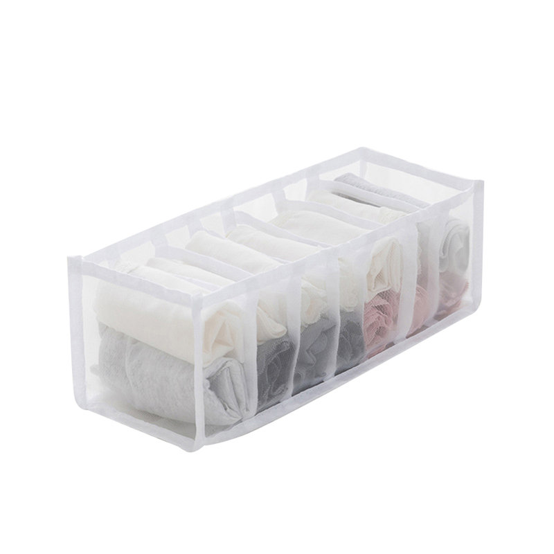 Rangement sous le lit en tissu, Blanc
