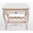 Presley Glass Top End Table with Storage
