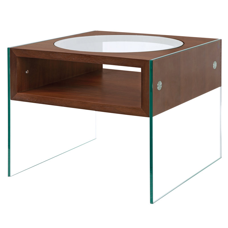 Table de bout Las Ventanas, Noyer