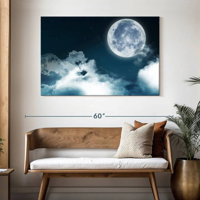 Oberle Night Sky With Clouds, 32" H x 48" W