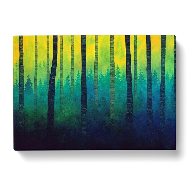 The Colourful Forest Vol.5 - Wrapped Canvas Print, 35cm H x 50cm W x 3cm D