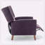 Fauteuil à oreilles capitonné en chenille de 41 po de largeur Astaria-1605115964