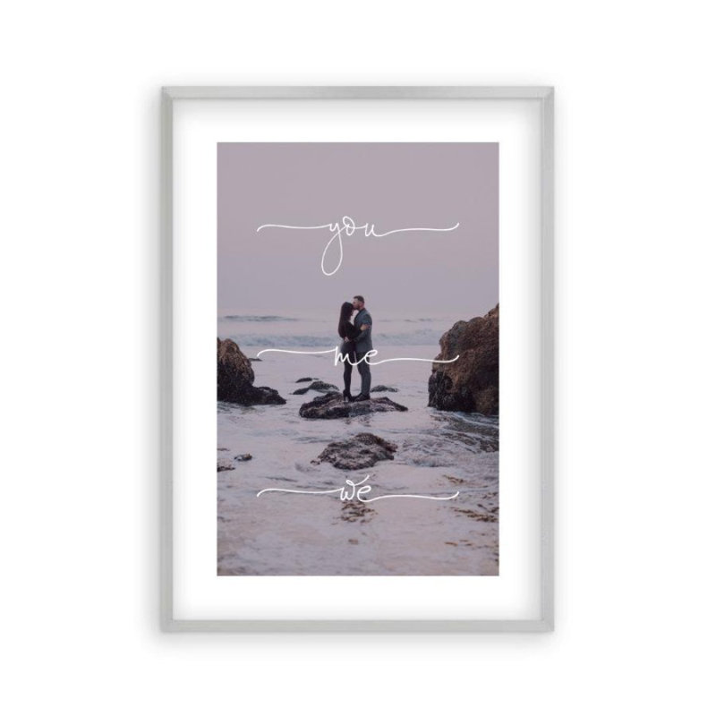 Print, Matt Silver Frame, 41 cm H x 31 cm W