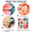 Ensemble de 2 décorations murales Coral Mirage Vi Tropical - Peach-1230335885-1230335884-1230335886
