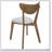Daglosten Off-white and Chestnut 5-piece Dining Set