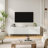 Avalie TV Stand for TVs Up to 75", Media TV Console Table with Striped Door, 3 Storage Cabinets-1924366785