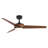 54" Mod 3 - Blade Outdoor/Indoor Smart Ceiling Fan with Remote Control and Dimmable LED Light Kit Included, Works With Google Assistant, Amazon Alexa, iOS And Android APP-55354969