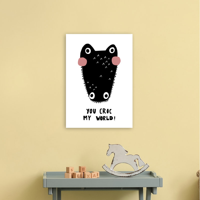 Croc by Miniofmine - Print, Unframed, 42cm H x 30cm W x 1cm D