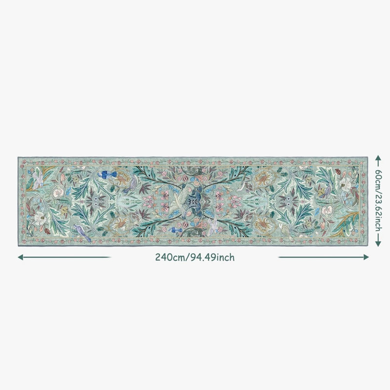 Vintage Look Faux Fur 60cm X 240cm Area Rug