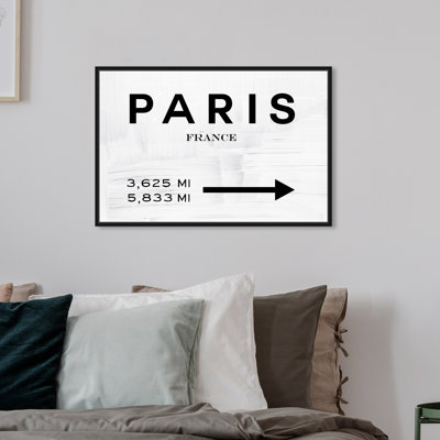 Enseigne « Fashion Road »-impression d’art textuel sur toile