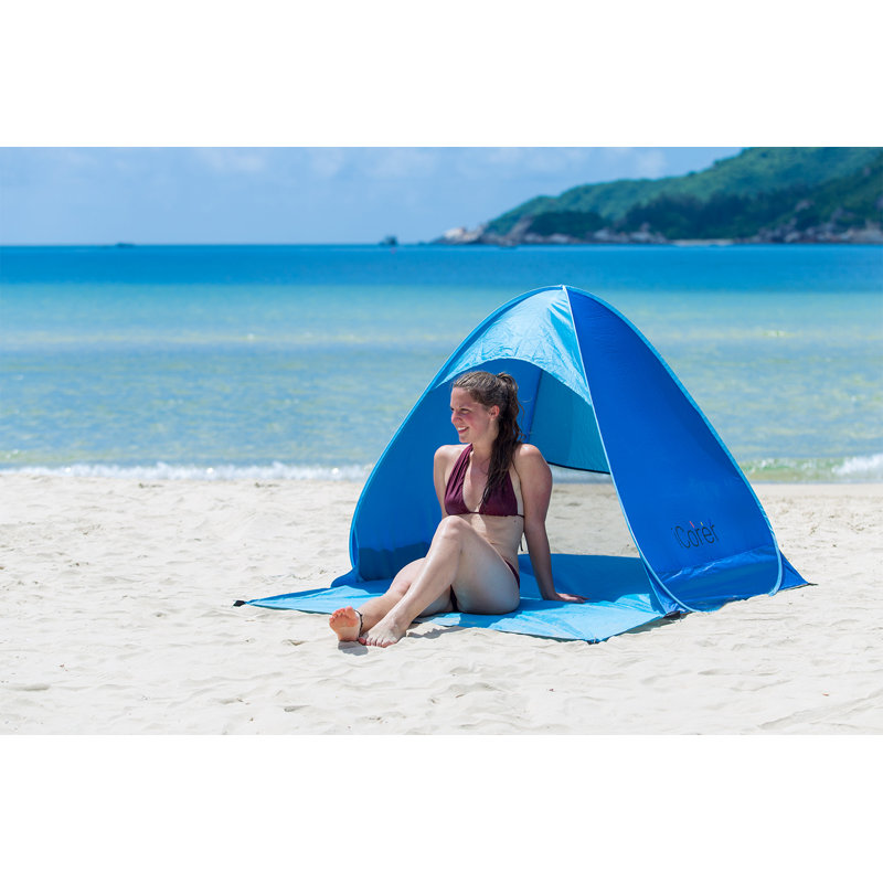 Tente de plage Icorer Pop Up, bleu