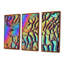 «Neon Texture Mars», ensemble d'art mural paysage abstrait-2000275916-2000275917