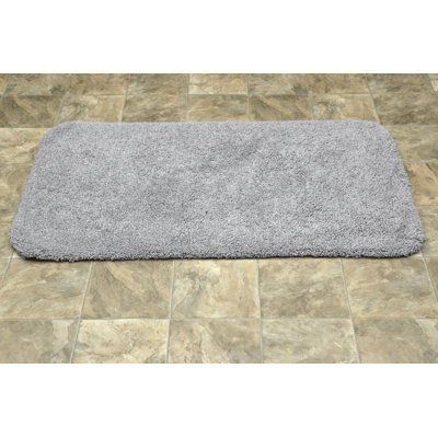 Treye Nylon Bath Rug with Non-Slip Backing