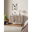Commode standard cannelée 35 po avec 3 tiroirs Dumbo-677466829
