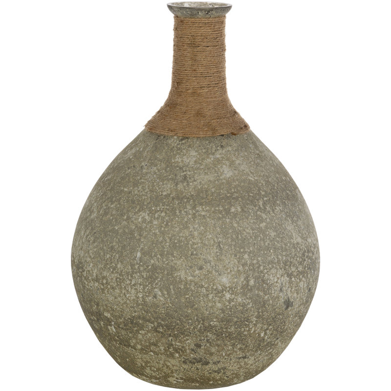 Glacia Transitional Sage, Tan Floor Vase