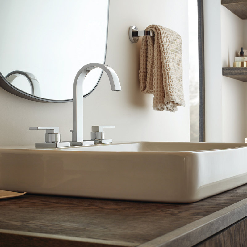 Lura Widespeed Bathroom Faucet with Drain Assembly, Polished Chrome