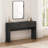Linda 60" Modern Console Table with 3 Drawers in Charcoal Gray-116227801