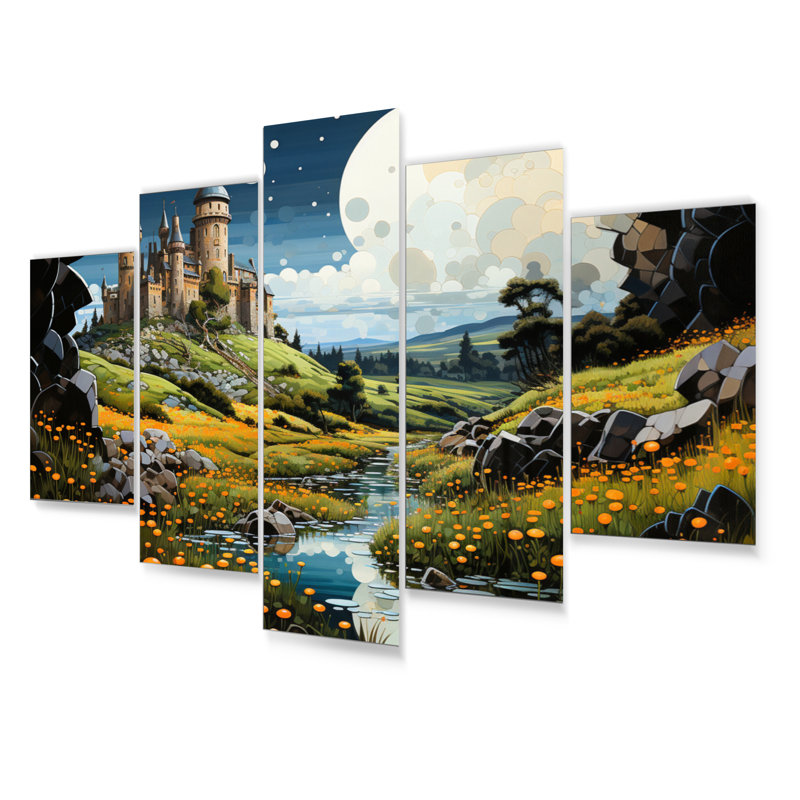 Rustic Buildings & Architecture Wall Decor on Metal