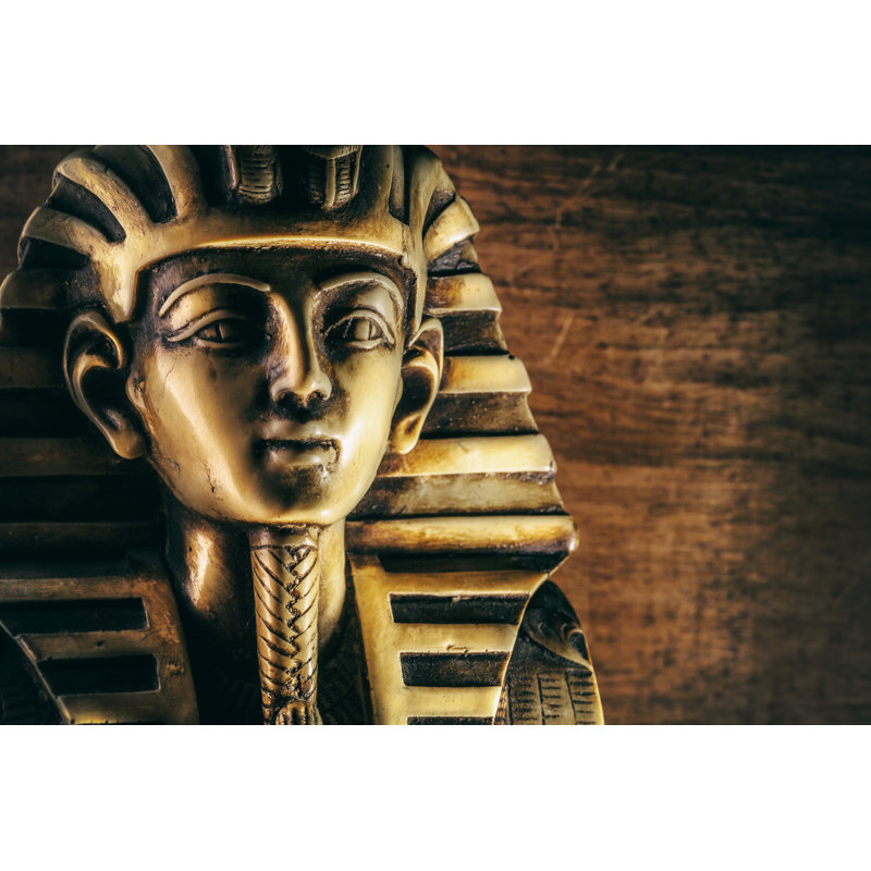 Mahdiyya Mask Of Tutankhamun by Merydolla - Wrapped Canvas Print, 61cm H x 91cm W x 3.8cm D
