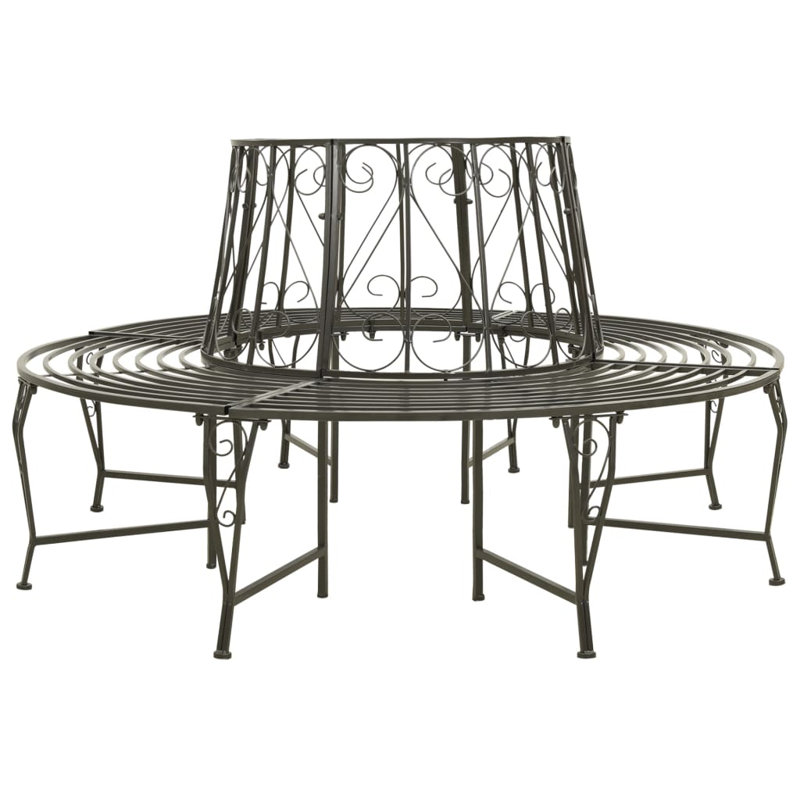 Agustin Steel Planter Bench