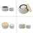 Round Storage Ottoman, 2 In 1 Function, Work As End Table And Ottoman,With Small Seat-309077306