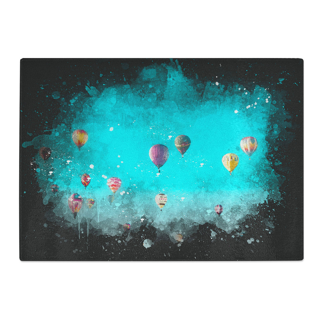 Tempered Glass the Hot Air Balloons Chopping Board