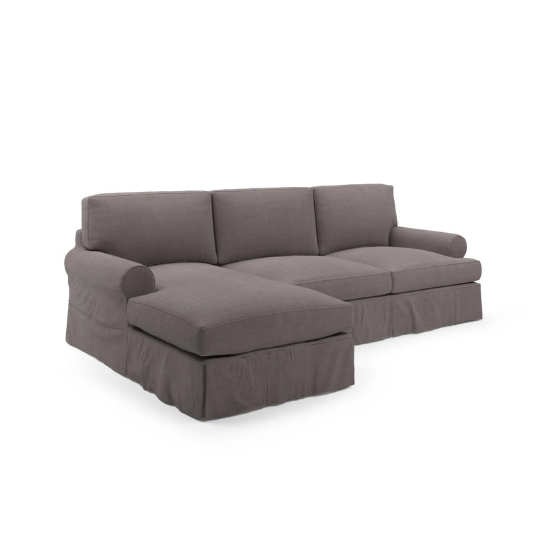 Canapé modulaire Studio 3, Mélange de polyester graphite Nevis