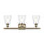 Éclairage pour meuble-lavabo 3 lumières à intensité réglable en laiton antique Wingard-871003357-871003359-929014830