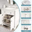 Ensemble de meuble-lavabo blanc 28 po-463429829