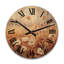 Horloge murale en bois massif Rivenburg-1719965905