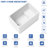 43.3'' X 27.5'' Rectangle Freestanding Soaking Acrylic Bathtub With Seat