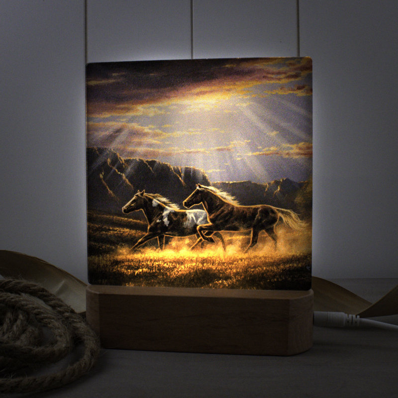 Wild Horses Night Light