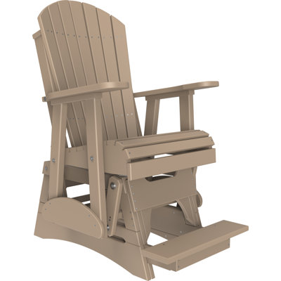 Chaise d'extérieur coulissante en polywood