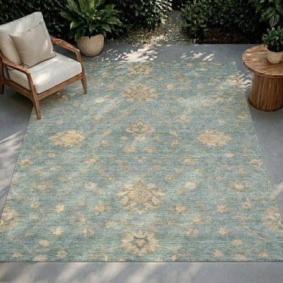 Tapis Chantille ACN3076 Global, lavable à la machine, intérieur/extérieur