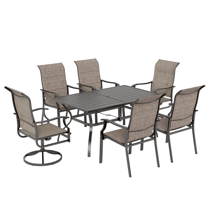 Emy 6 - Person Patio Dining Set with