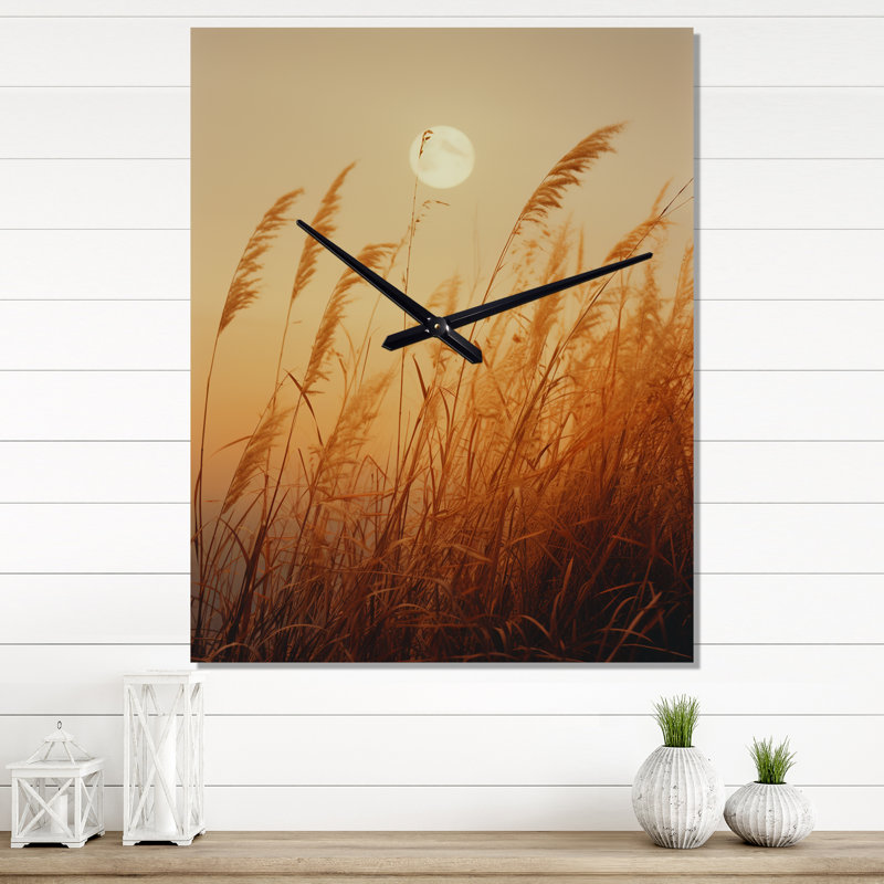 Carithers - Horloge murale lune, Très grand