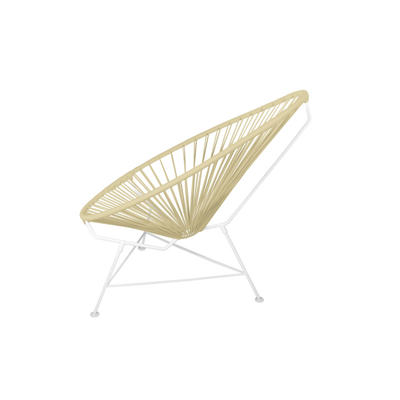 Junior Acapulco Indoor/Outdoor Handmade Chair, Ivory/White