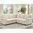 L-Shaped Sectional Sofa Bed with Pull-Out Bed & Storage, 5-Seat Sleeper Couch with USB Charging, Convertible Design for Living Room, Apartment, Corduroy Fabric-1892584917