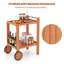 Wood Bar Cart
