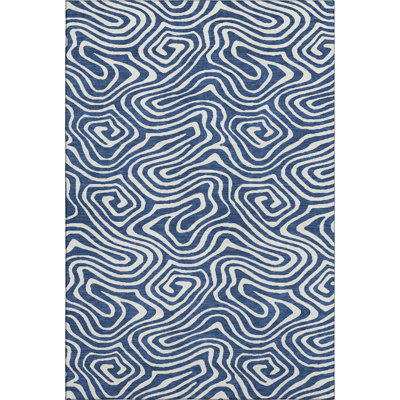 Premium Machine Washable Colmenero AMF1020 Swirls Rug