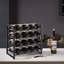 Berto Wine Bottle Rack Black