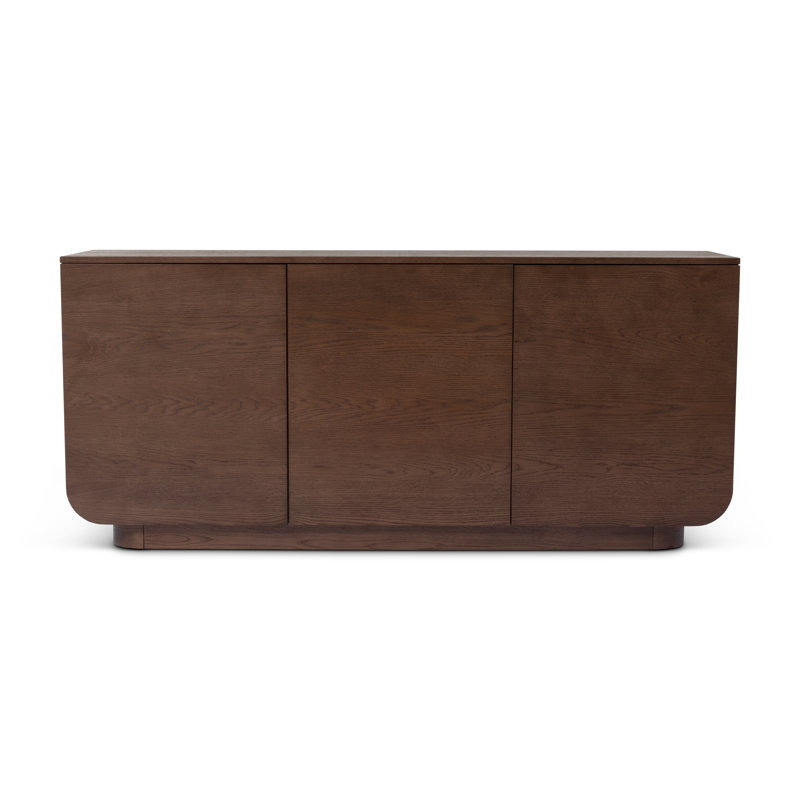 72 in. W Buffet Table, Nogal