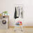 Large Capacity Clothes Cart, Rolling Laundry Cart, Laundry Cart With Hanging Rod
