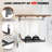 4x4 Ft Ceiling Garage Storage Rack With Height Lifting