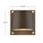 Scout 6.5" Sq. Outdoor Wall Mount Lantern - LED Included-65382702