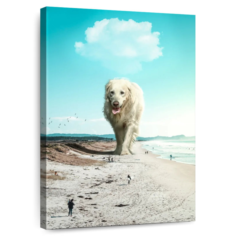 Brampt Wander Dog, 48" H x 32" W