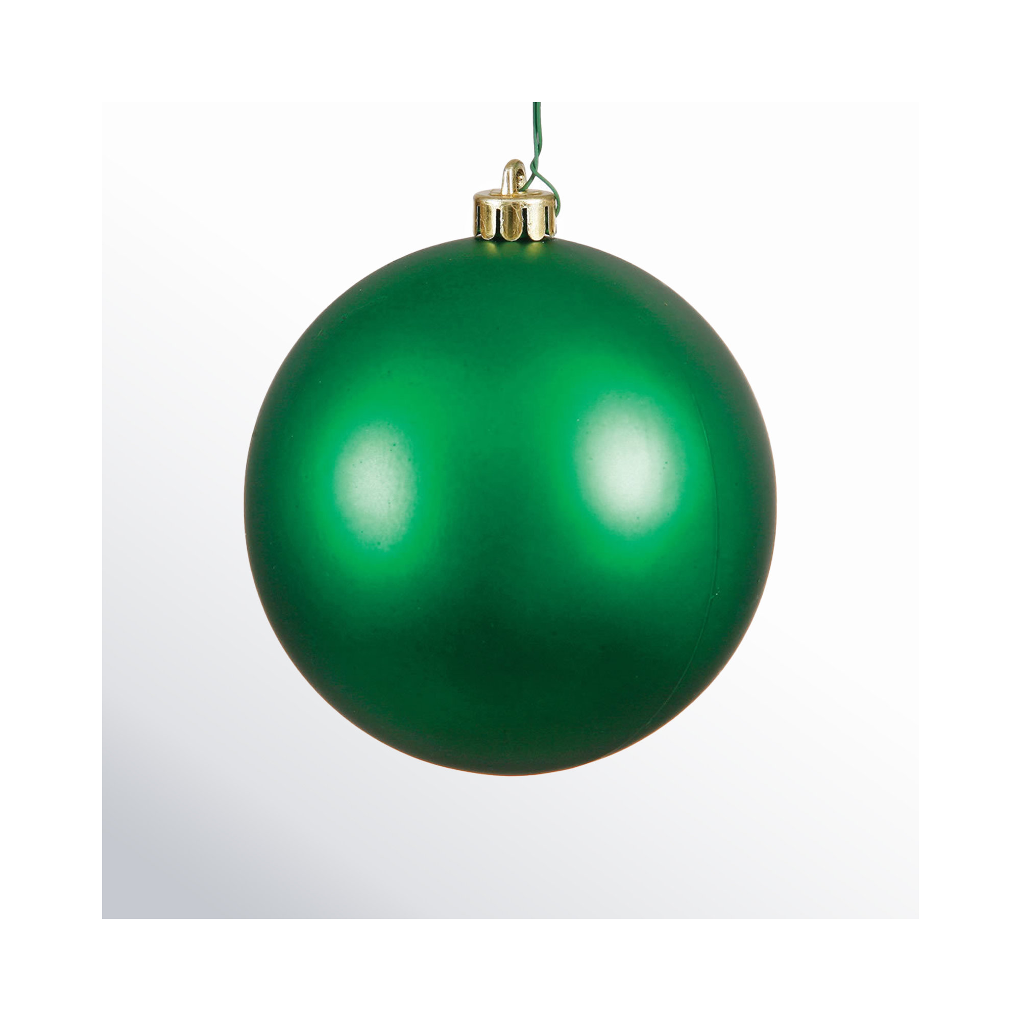 Holiday Décor Ball Ornament, 2.75" H x 2.75" W x 2.75" D, Green